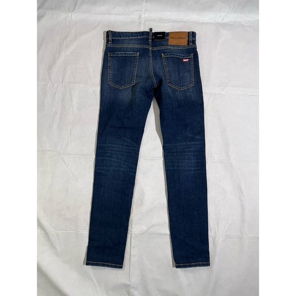 DSQUARED2 Mens Slim Jean Jeans IT48 W34 Blue Denim S74LB0565S30664470 NWT - Picture 12 of 16